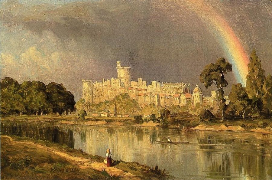 Sanford Robinson Gifford Study of Windsor Castle